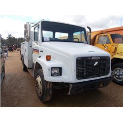2000 FREIGHTLINER FL60 SERVICE TRUCK, S/N 1FY6GFAC0YHG52011, CUMMINS DIESEL ENG, AUTO TRANS, REAR TO