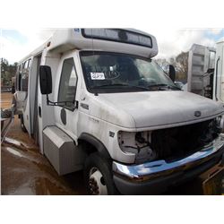1999 FORD E350 BUS, S/N 1FDSE30F7XHA70649, FORD DIESEL ENG, AUTO TRANS, ODOMETER READING 24,888 MILE