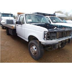 1994 FORD S/A ROLL BACK, S/N 1FTEF14Y1RNB66442, NO ENG, NO TRANS, 18' ROLL BACK BODY (DOES NOT RUN)