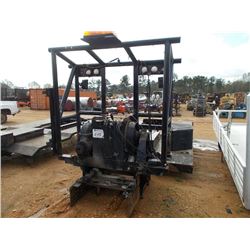 8' X 20' FLATBED W/ FIFTH WHEEL HITCH, HEADACHE RACK, WINCH PTO DRIVE