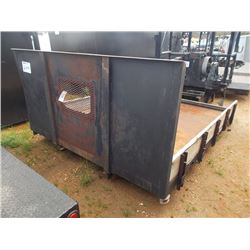 8' X 10' FLATBED W/ HEADACHE RACK