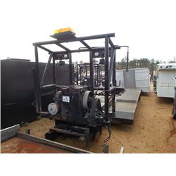 8' X 20' FLATBED W/ FIFTH WHEEL HITCH, HEADACHE RACK, HYD TULSA WINCH