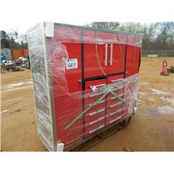 80" X 68" X 24" 12 DRAWER STORAGE CABINET