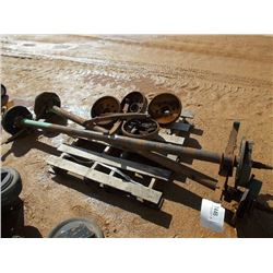 1 LOT (2) TRAILER AXLE W/ELECTRIC BRAKE