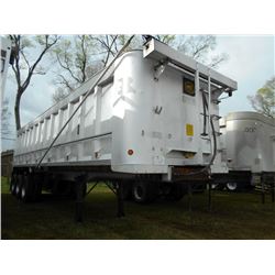 2005 MAC TRI-AXLE ALUMINUM DUMP TRAILER, S/N 5MADA35395C008809, 32' FRAME TYPE, 11R24.5 TIRES, ALUM 