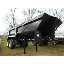 2009 CLEMENT MODEL HSB2420AR DUMP TRAILER, S/N 5C2BB24B49M007115, 24' LONG, TUB BODY, TARP, HYBRID S