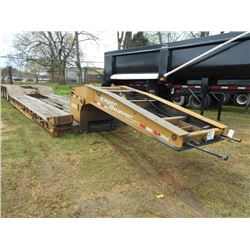 2008 EAGER BEAVER 60GSL TRI-AXLE DETACH, S/N 5JYLB5378P081171, NGB, 24' WELL, COVERED REAR WHEELS, A