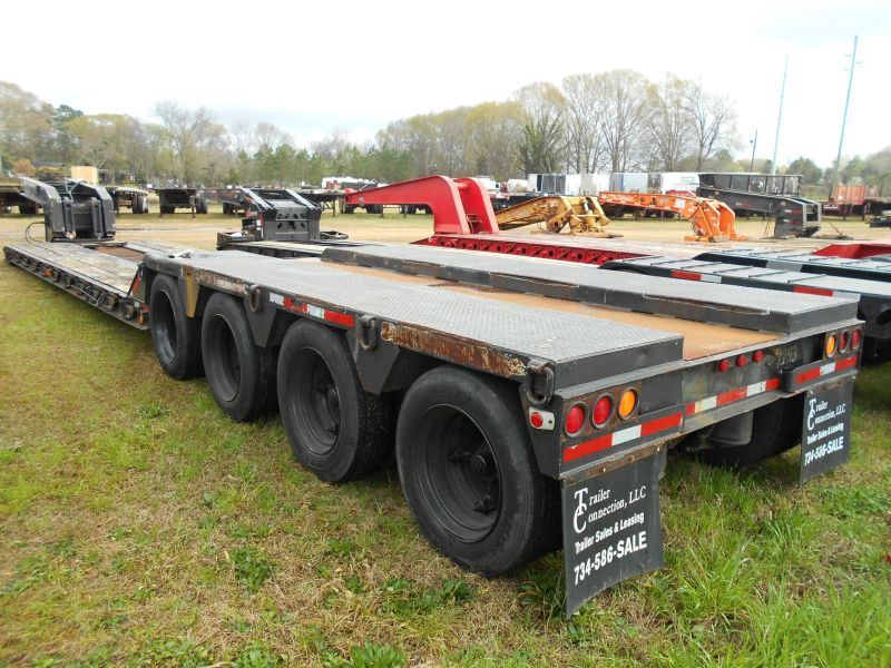 1986 HYSTER QUAD AXLE DETACHABLE LOWBOY TRAILER, S/N 1HKN3JRA5GC024227