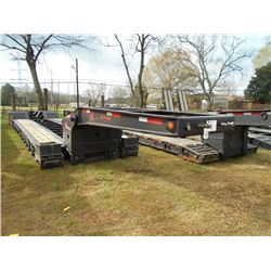 2012 XL SPECIALIZED TRI-AXLE DETACHABLE LOWBOY TRAILER, S/N 4U3J05335CL011544, NGB, 26' DECK, 102" W