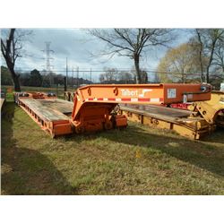 TALBERT DETACHABLE TRI-AXLE LOWBOY TRAILER, S/N 17949, 8'6" WIDE, 24'6" WELL, OUTRIGGERS, NGB, AIR R