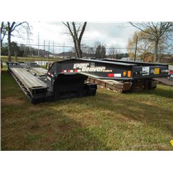 2014 EAGER BEAVER 50 GSL TRI-AXLE DETATCH, S/N 1125D2510EL078801, 26' WELL, NGB AUX MOTOR, OUTRIGGER