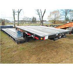 2000 FONTAINE T/A DETATCHABLE LOWBOY TRAILER, S/N 4LF4G5334Y3509508, 28' MAIN DECK, 7' BACK DECK, 10