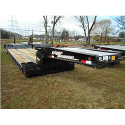 2000 EAGER BEAVER 35GSL DETACHABLE T/A TRAILER, S/N 112SAZ442YL054405, 22' WELL, 36" DOVETAIL, OUTRI