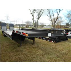 1974 T/A SHOP BUILT LOWBOY, S/N 19744293020, 40' LONG, HYD RAMPS, DOVETAIL, D-RINGS, C/SPOKE WHEELS,