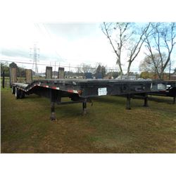 2000 CHEROKEE 53' T/A LOWBOY TRAILER, S/N 1C92TL224Y1000783, MOTOR GRADE RAMP, 6' DOVETAIL, HYD RAMP