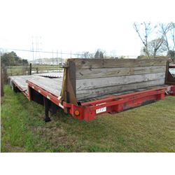 FONTAINE 48' STEP DECK TRAILER, S/N 13N248300S1569074, SPREAD AXLES, 255/70R22.5 TIRES