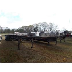 1994 FONTAINE 48' FLATBED T/A TRAILER, S/N 13N148305R1561249, ALUMINUM FLOOR, SPREAD AXLE, 285/75R24