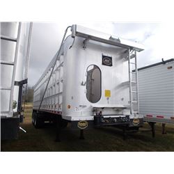 1999 MACK 37' TRI-AXLE ALUMINUM DUMP TRAILER, S/N 5MADS3733XC002551, ELECT TARP, 11R24.5 TIRES