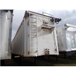 2008 STECO 45' WALKING FLOOR T/A TRAILER, S/N 5EWWS452281254424, KEITH WALKING FLOOR, BARN DOOR GATE