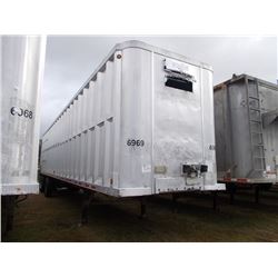 2003 MANAC 48' TRI-AXLE ALUMINUM REFUSE TRAILER, S/N 2M535146X36088150, AIR LIFT AXLE, 11R22.5 TIRES