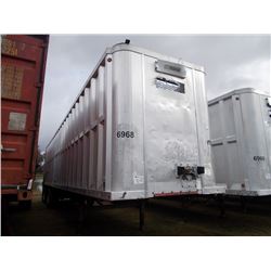 2003 MANAC 48' TRI-AXLE ALUMINUM REFUSE TRAILER, S/N 2M535146036088142, AIR LIFT AXLE, 11R22.5 TIRES