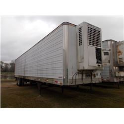 1989 UTILITY 48' REFRIGERATED T/A TRAILER, S/N 1UYVS2483KU074604, THERMO KING REFRIGERATION UNIT, AI