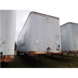 1988 DORSEY 48' T/A VAN TRAILER, S/N 1DTV41Z25JA184567, ROLL UP DOOR, 275/80R22.5 TIRES,