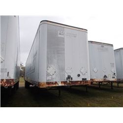 1991 DORSEY 48' T/A VAN TRAILER, S/N 1DTV42Z29MA199101, ROLL UP DOOR, 275/80R22.5 TIRES