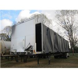 1991 GREAT DANE 48' T/A TRAILER, S/N 1GRDM96231M019001, MERLOT PANELIZED TARPINE SYSTEM, SPREAD AXLE