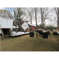 1992 BENLEE 48' ROLL OFF PAN TRAILER, S/N 1C9EB48B4NM110038, RATCHET STRAPS, SPREAD AXLES, HYDRAULIC