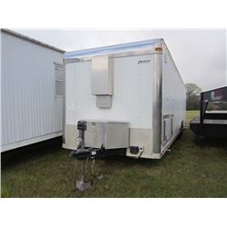 2003 PACE AMERICAN BF8532 T/A COVERED CARGO TRAILER, S/N 4FPWB322730073442, SIDE ENTRANCE DOOR, REAR