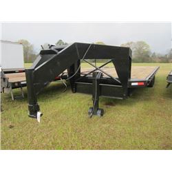 SHOP BUILT 24' T/A GOOSENECK TRAILER, S/N , FLATBED, 7.50-16LT TIRES