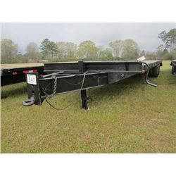1997 CIRCLE W 8' X 34' T/A UTILITY TRAILER, S/N 1C9TB234XV1140134, 5' DOVETAIL, FOLD UP RAMPS, 9.50-