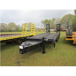2010 KAUFMAN 25' T/A TAG TRAILER, S/N 5VGFH252ALOOO269, 5' DOVETAIL, FOLD UP RAMPS, T235/80R16 TIRES