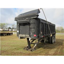 1994 PALMER 22H T/A DUMP TRAILER, S/N 1P92ZHS25RA003487, TARP, 11R24.5 TIRES, DISC WHEELS