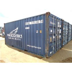 20' STEEL SHIPPING CONTAINER