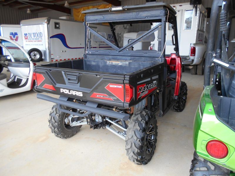 2015 POLARIS RANGER XP 900 HO UTV, S/N 3NSRTE873FG492510, DUAL OVERHEAD CAM, WINCH, WINDSHIELD, CANO