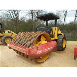 DYNAPAC CA252PD VIBRATORY ROLLER, S/N 66320584, (99 YR) 84" PADFOOT DRUM, CANOPY, METER READING 6,28