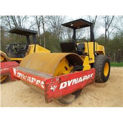 DYNAPAC CA251D VIBRATORY ROLLER, S/N 58313518, (97 YR) 84" SMOOTH DRUM, CANOPY, METER READING 6,018 