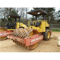 DYNAPAC CA150PD VIBRATORY ROLLER, S/N 73320214,(04 YR) 66" PADFOOT DRUM, CANOPY (COUNTY OWNED)