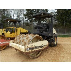 INGERSOLL-RAND SD77FTF VIBRATORY ROLLER, S/N 174071, 66" PADFOOT DRUM, CANOPY, METER READING 3,290 H