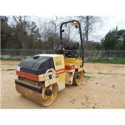 DYNAPAC CC122 TANDEM VIBRATORY ROLLER, S/N 60116989, (03 YR) 74" SMOOTH DRUM, WATER SYSTEM, ROLL BAR