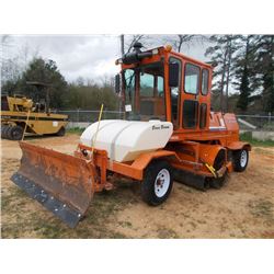 BROCE RCT350 BROOM, S/N 408048, (2013 YR ) CUMMINS 3.3L, 8' BROOM, ECAB ...