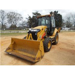 CAT 430F 4X4 LOADER BACKHOE, S/N RDF00301 (12 YR) EXTENDAHOE, MP BUCKET, 24" HOE BUCKET, ECAB W/ AIR