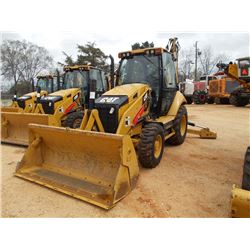 CAT 430F 4X4 LOADER BACKHOE, S/N RDF00299 (12 YR) EXTENDAHOE, MP BUCKET, 24" HOE BUCKET, ECAB W/AIR,
