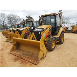 CAT 430F 4X4 LOADER BACKHOE, S/N RDF00288 (12 YR) EXTENDAHOE, MP BUCKET, 24" HOE BUCKET, ECAB W/ AIR