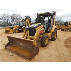 CAT 420E 4X4 LOADER BACHOE, S/N HLS04253, (07 YR) EXTENDAHOE, GP BUCKET, CANOPY, METER READING 7,307
