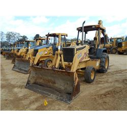 JOHN DEERE 310E LOADER BACKHOE, S/N 837298, GP BUCKET, CANOPY, METER READING 4,735 HOURS