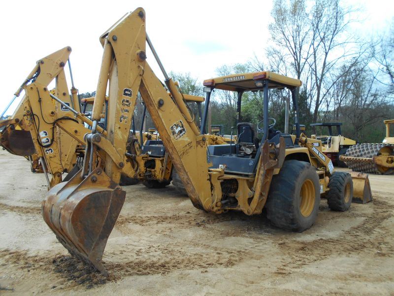 JOHN DEERE 310D TURBO 4X4 LOADER BACKHOE, S/N 816092, GP BUCKET, 36