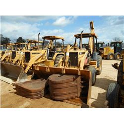 JOHN DEERE 710D LOADER BACKHOE, S/N 829467, GP BUCKET, 18", 24", 30" HOE BUCKETS, CANOPY, METER READ